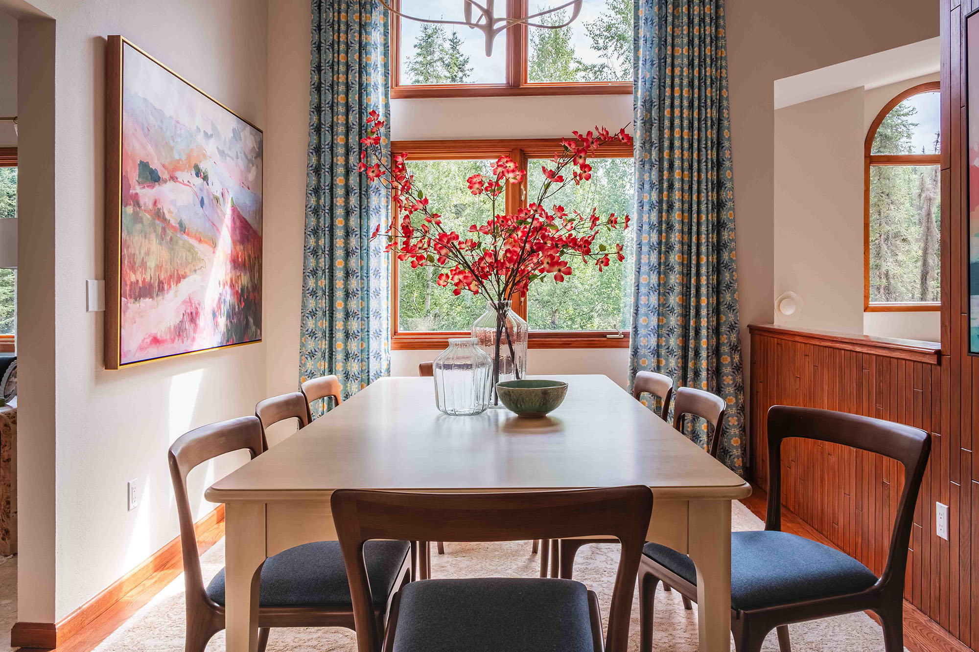 Designed and photographed by Kjerstin Boorstein Interiors, Anchorage, Alaska.